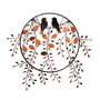 Wallity Love of Birds 3 Multicolor